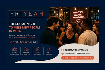 FRIYEAH — The Social Night to meet French & International Locals in Paris