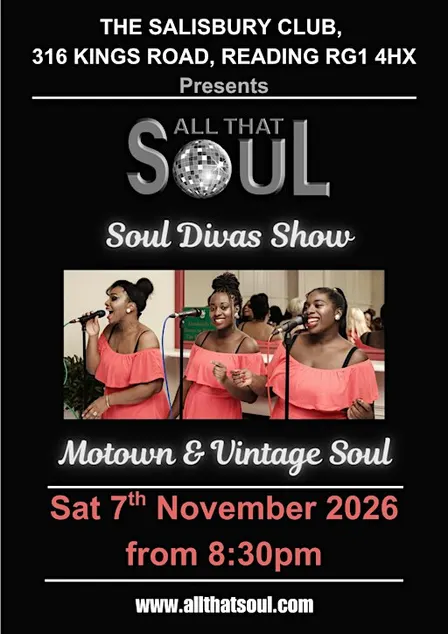 An evening of Motown and Vintage Soul with All That Soul