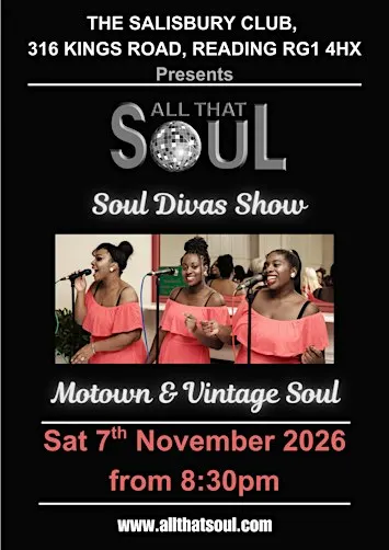 An evening of Motown and Vintage Soul with All That Soul