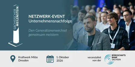 Netzwerk-Event "Unternehmensnachfolge" in Dresden 2026