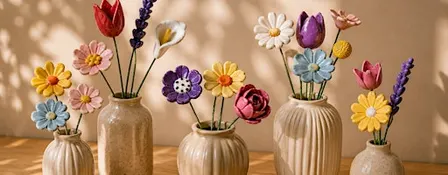 Make Ceramic Flowers Pottery Workshop