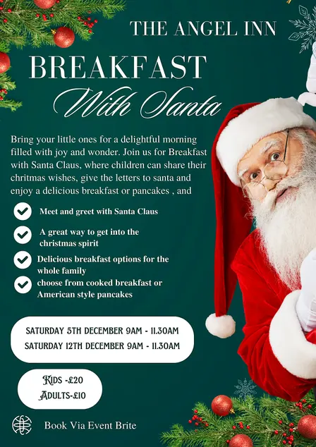 Breakfast with Santa - the Angel inn
