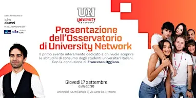Presentazione Osservatorio Universitario