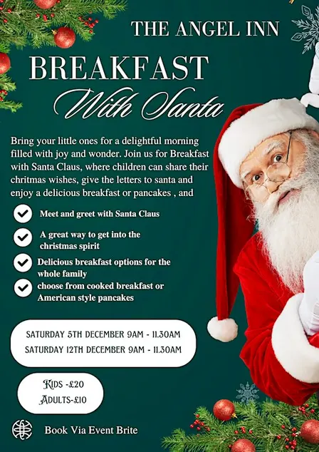 Breakfast with santa - The Angel inn