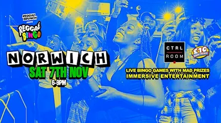 Reggae Bingo - Norwich - Sat 7th Nov