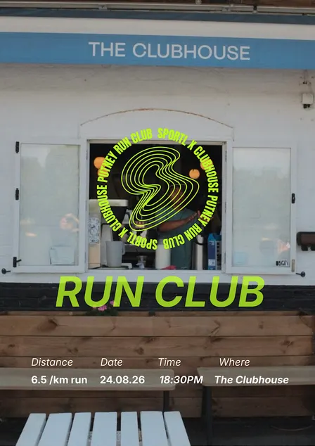 CLUBHOUSE PUTNEY X SPORTL RUN CLUB