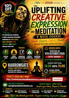 The Uplifting Creative Expression and Meditation 6 Week Course