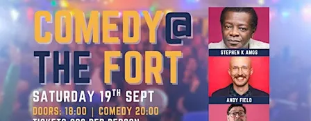 Comedy @ The Fort with Stephen K Amos, David Arnold & Andy Field