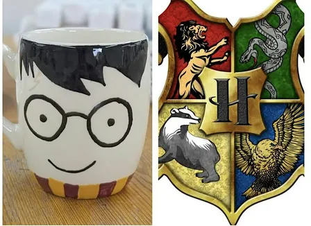 Harry Potter themed Sip N Ceramics