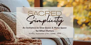 Sacred Simplicity