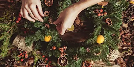 Christmas Wreath-Making Workshop at Cutlers' Hall