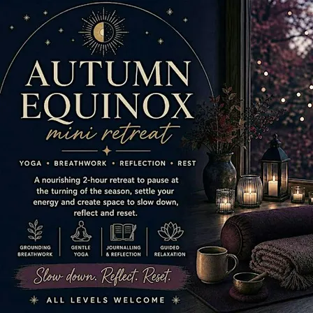 Autumn Equinox Mini Yoga Retreat