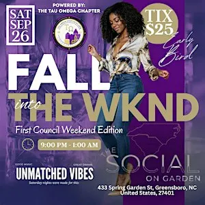 Tau Omega Chapter “Fall Into the Weekend” Council Meeting Party