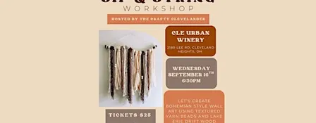 Sip & String | Boho Wall Art Workshop