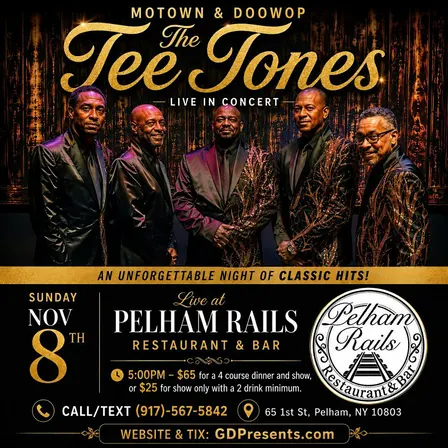 The Tee Tones in Concert in Pelham N.Y. Dinner show