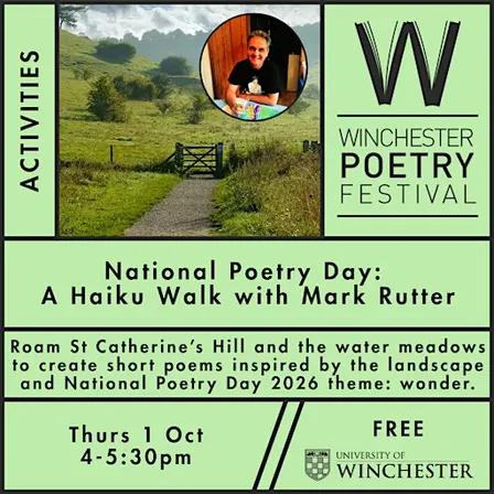 National Poetry Day: A Haiku Walk with Mark Rutter