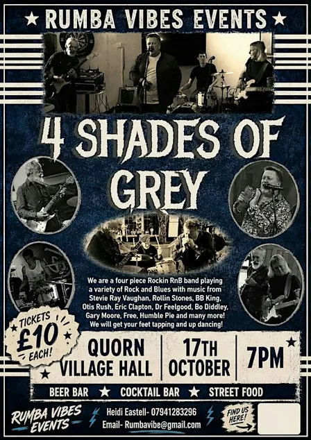 Copy of 4 Shades of Grey. Rock & Blues band.