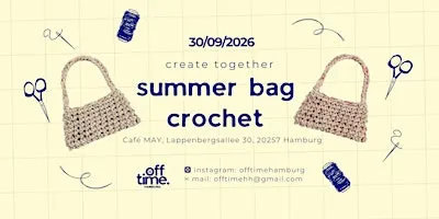 DIY Event Hamburg | Crochet Summer Bag | create together by offtime