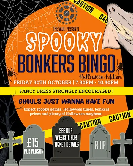 Spooky  Bonkers Bingo Halloween edition