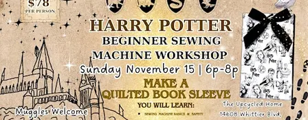 WHITTIER HP Beginner Sewing Machine Workshop