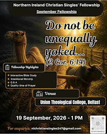 Northern Ireland Christian Singles' Fellowship - September 2026