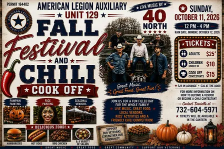 American Legion Auxiliary Unit 129 Annual Fall Festival And Chili Cookoff