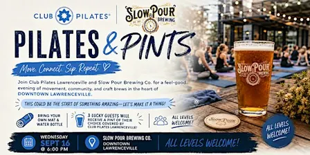 Free Pilates + Pints Mat Class