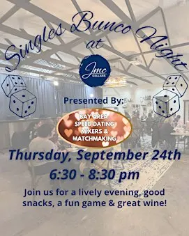 Singles Bunco Night at JMC Cellars | Ages 21 and up
