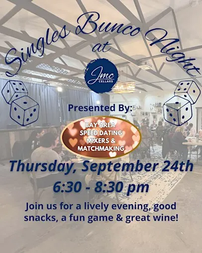 Singles Bunco Night at JMC Cellars | Ages 21 and up