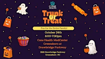Trunk or Treat at Cone Health MedCenter Greensboro