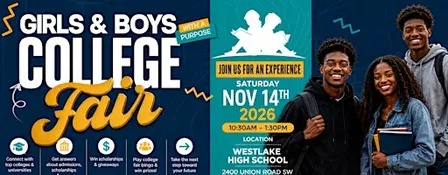 3rd Annual Girls and Boys with a Purpose College Fair