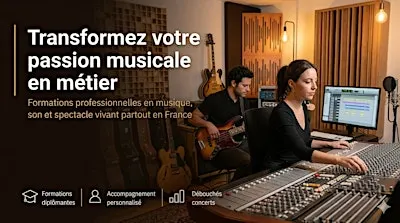 JPO CFPM TOULOUSE - Porte ouverte métiers musique, son et spectacle