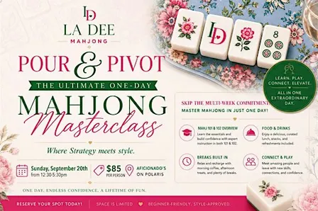 Pour & Pivot: One-Day Mahjong Masterclass