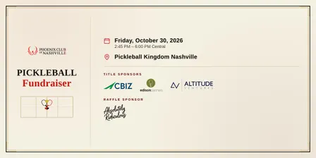 Phoenix Club of Nashville Pickleball Fundraiser