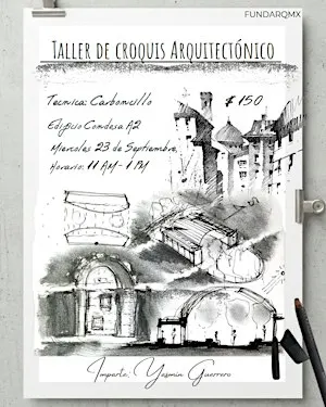 Taller de Croquis Arquitectónico en Carboncillo