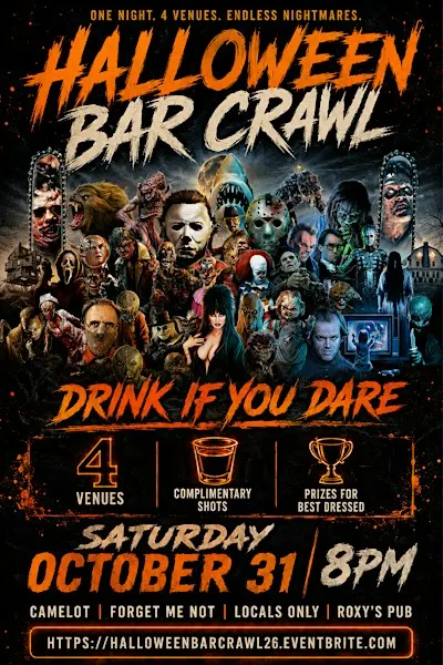 HALLOWEEN NIGHT BAR CRAWL