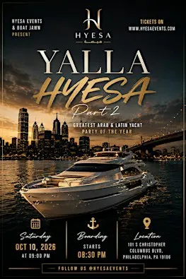 YALLA HYESA Arab & Latin Boat Party Part 2