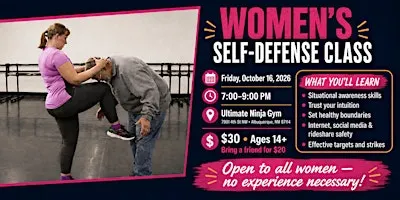Women's Self Defense Class
