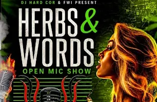 HERBS & WORDS OPEN MIC SHOW OCTOBER