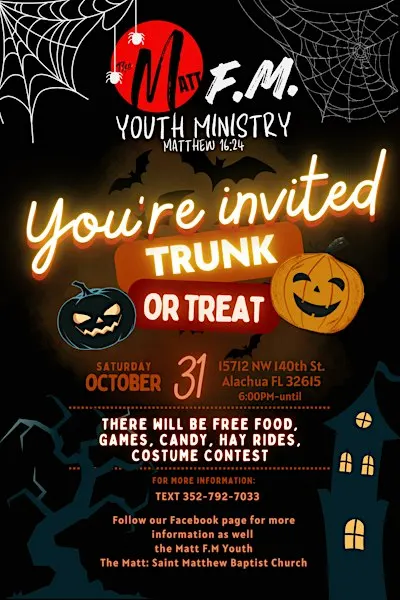4th annual Trunk or Treat