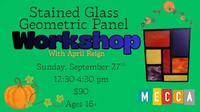 Stained Glass Geometric Panel Workshop with April Reign
