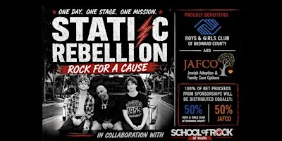Static Rebellion Rock for A Cause in Partnership with School of Rock Miami