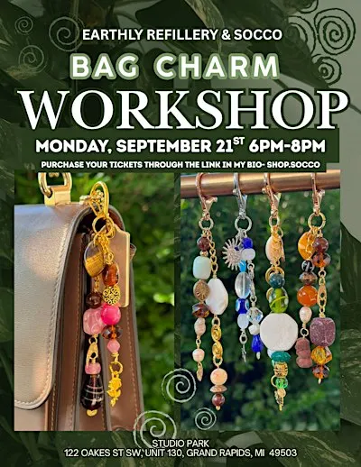 Bag charm workshop with Earthly Refillery