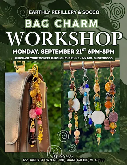 Bag charm workshop with Earthly Refillery