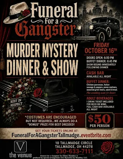 Murder Mystery Dinner & Show "Funeral for a Gangster"