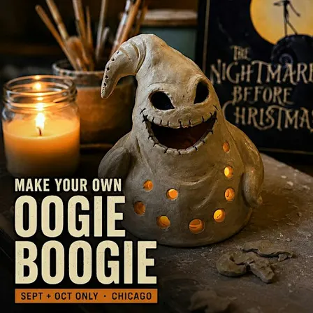 OOGIE BOOGIE INSPIRED CANDLE HOLDER | HALLOWEEN POTTERY