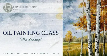 Oil Painting Class "Fall Landscape".