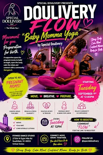 Doulivery Flow "Baby Momma Yoga"