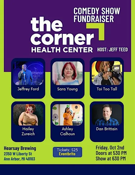 The Corner Health Center Comedy Show Fundraiser