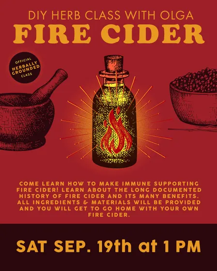 DIY Fire Cider Herbal Workshop